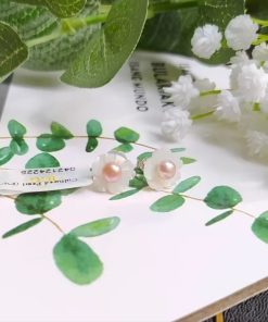 Bông Tai Ngọc Trai Hồng Đào - Ảnh 2