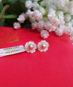 Bông Tai Ngọc Trai Hồng Đào - Ảnh 3