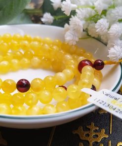 Chuỗi Hổ Phách Vàng Mật Lạp - Ảnh 3