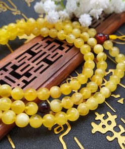 Chuỗi Hổ Phách Vàng Mật Lạp