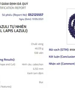 Chuỗi Lapis Xanh Lưu Ly - Ảnh 4