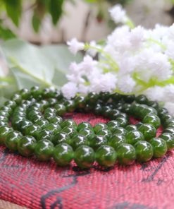 Chuỗi Ngọc Bích Xanh Lục Đậm - Ảnh 2