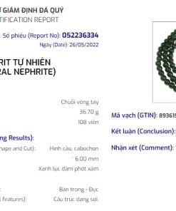 Chuỗi Ngọc Bích Xanh Lục Đậm - Ảnh 4