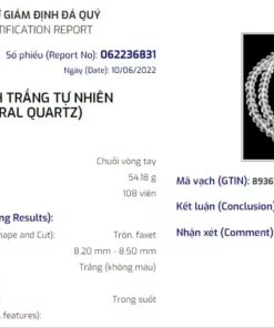 Chuỗi Thạch Anh Trắng Trong Suốt - Ảnh 4