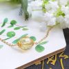 Dây Chuyền Thạch Anh Vàng