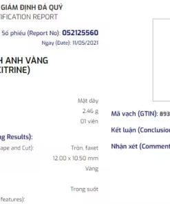 Dây Chuyền Thạch Anh Vàng - Ảnh 4