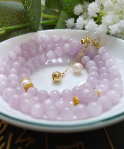 Chuỗi Kunzite Tím Nhạt