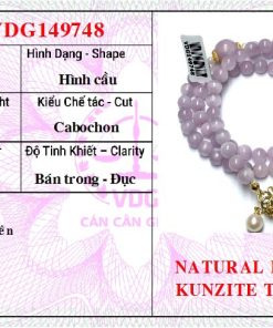 Chuỗi Kunzite Tím Nhạt - Ảnh 4