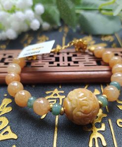 Lắc Tay Cẩm Thạch Hoàng Long - Ảnh 3