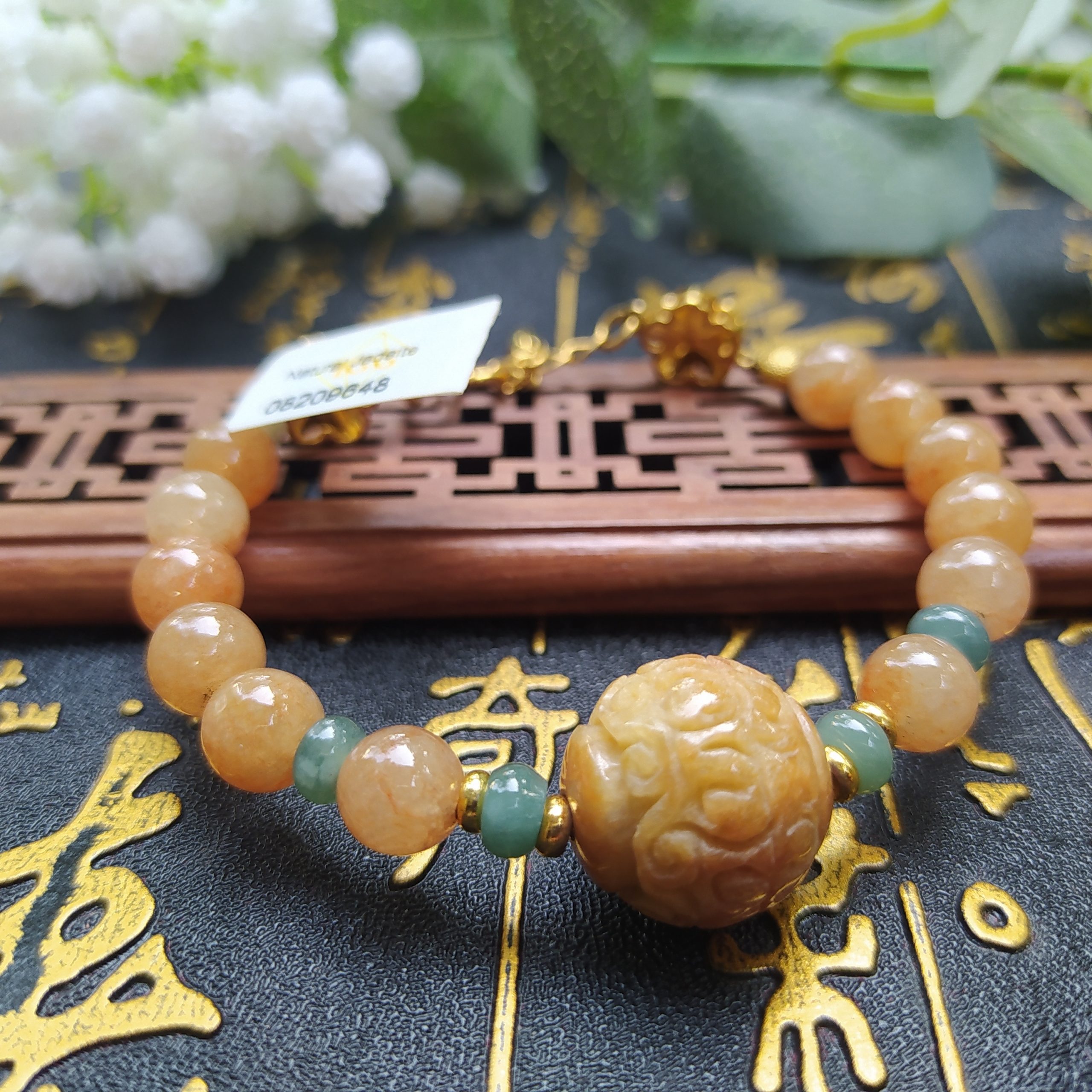 Lắc Tay Cẩm Thạch Hoàng Long - Ảnh 3