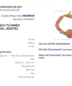 Lắc Tay Cẩm Thạch Hoàng Long - Ảnh 4