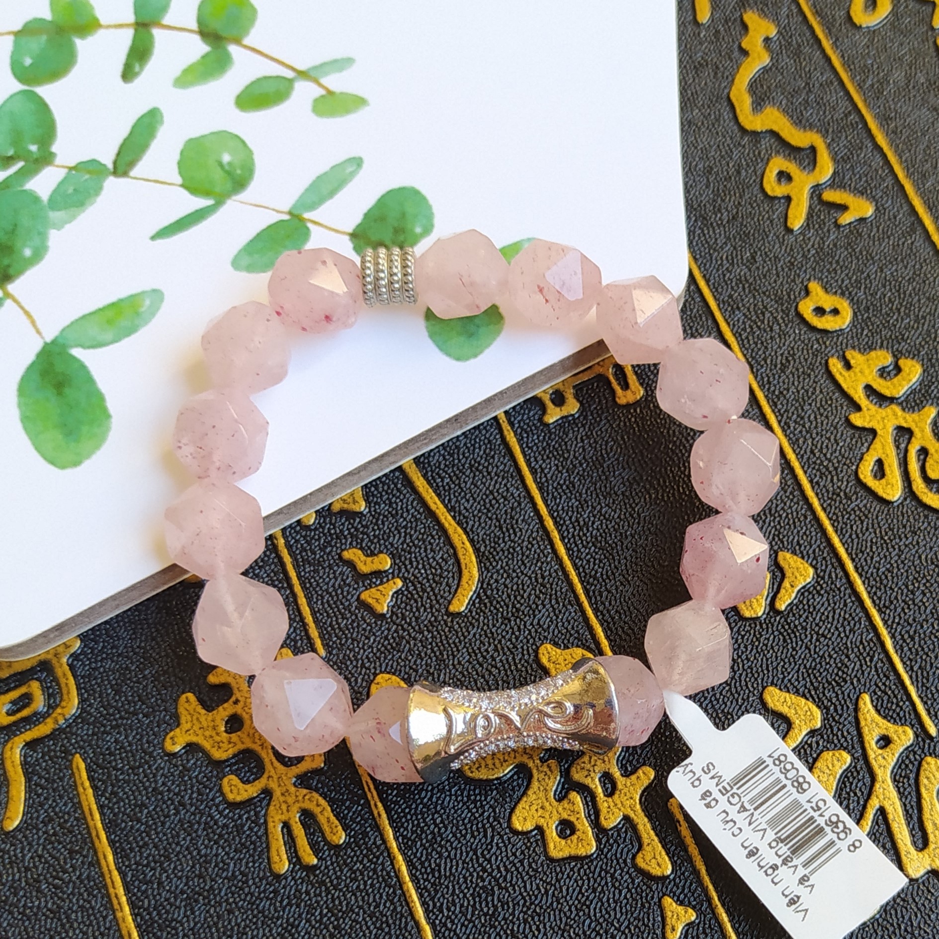Lắc Tay Thạch Anh Dâu Cắt Giác - Ảnh 2