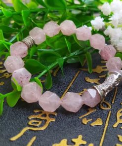 Lắc Tay Thạch Anh Dâu Cắt Giác - Ảnh 3