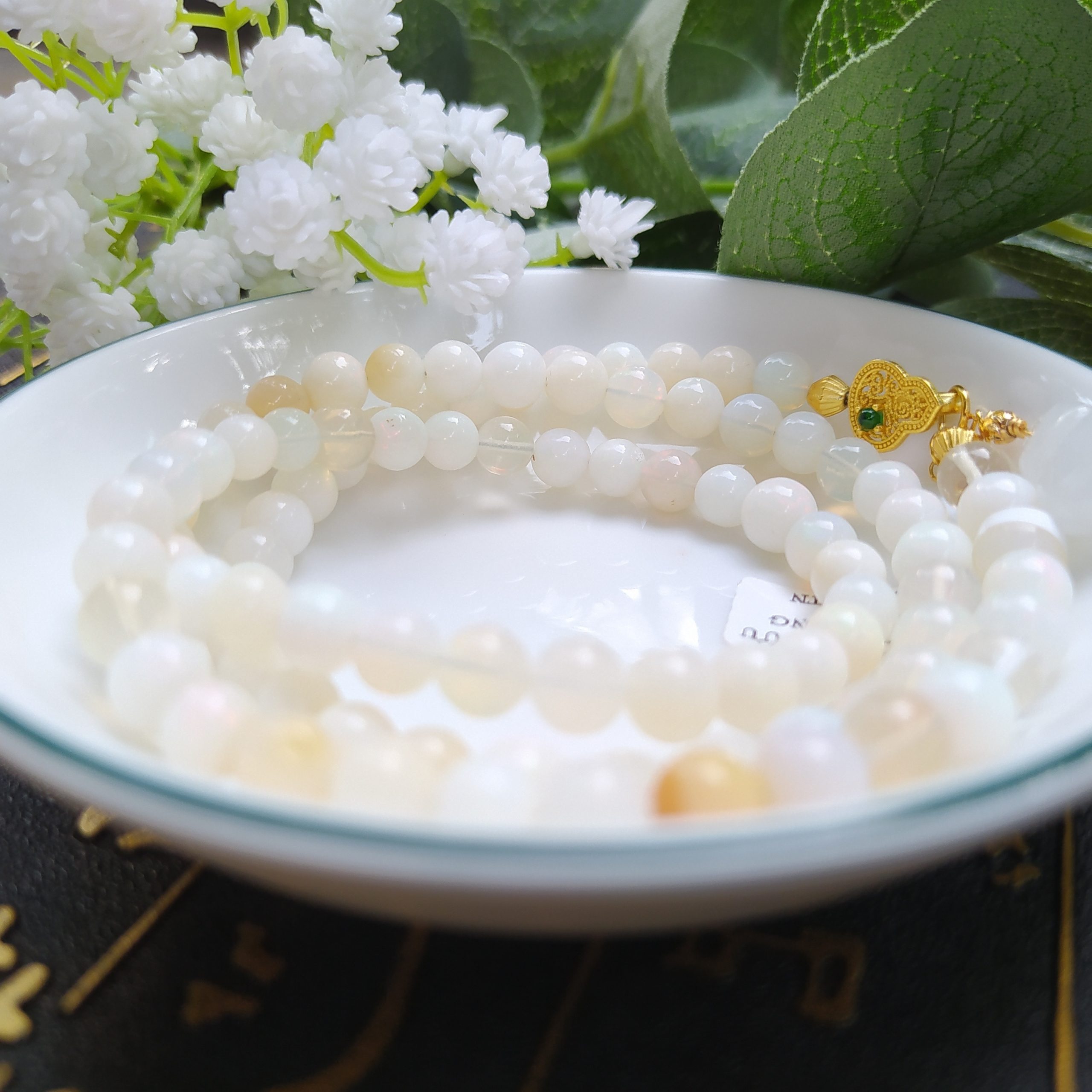 Chuỗi Opal Trắng - Ảnh 3