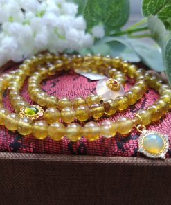Chuỗi Tourmaline Lục Vàng - Ảnh 2
