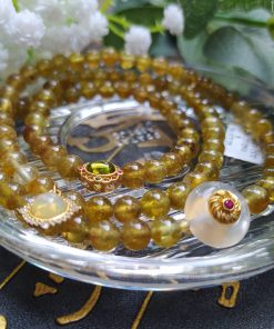 Chuỗi Tourmaline Lục Vàng - Ảnh 3