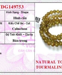 Chuỗi Tourmaline Lục Vàng - Ảnh 4